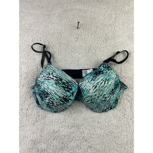 Swimsuit Bra Top Womens‎ 36B Underwire Padded Abstract Print Adjustable Swimwear